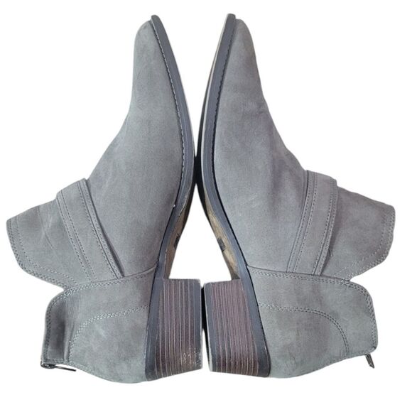 David Aaron Taupe Ankle Boots with Buckle Detail Size‎ 9- Everyday Booties - Picture 7 of 10